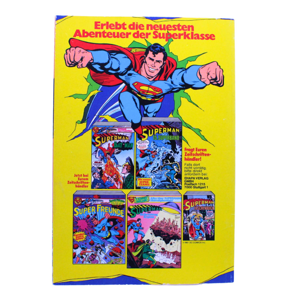 Superman 16. Superband 1981 Ehapa Green Lantern Poster | Hoppla-Stuff